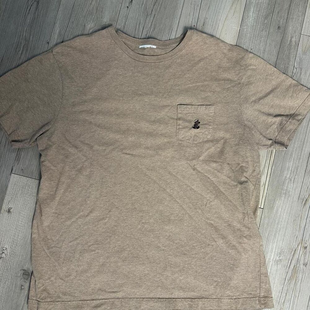 Disney Men's Tan and Brown T-shirt